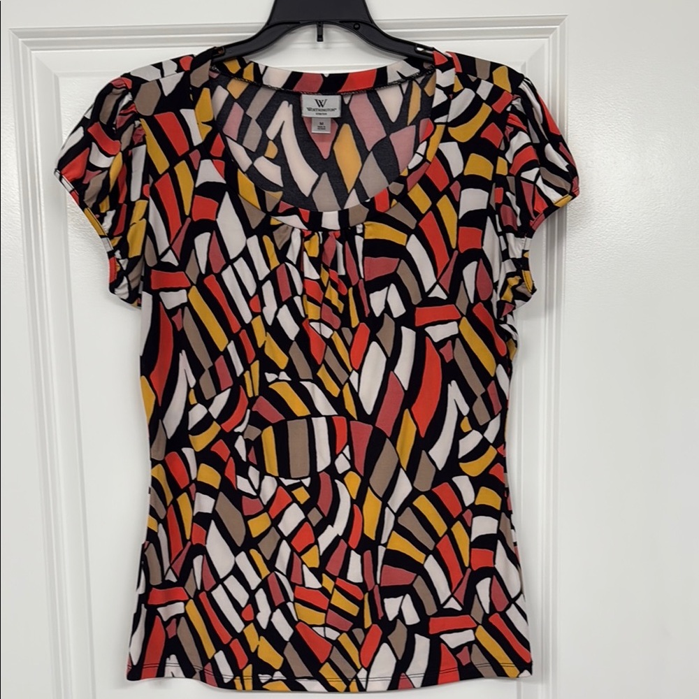 Worthington Women's Multicolor Patterned Top